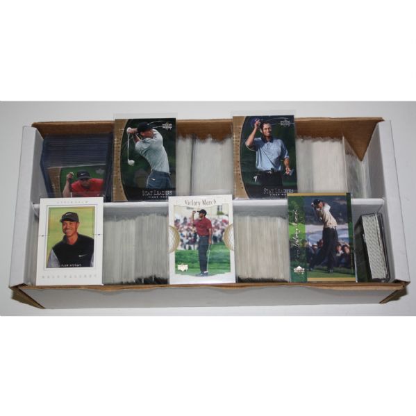 Approximately 450 Tiger Woods Golf Cards - Wide Assortment