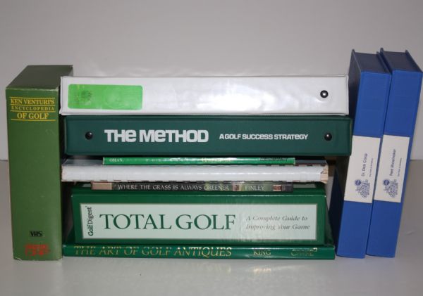 Lot of 38 Golf Books: Wide Range of Topics