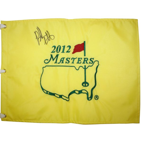 Bubba Watson signed 2012 Masters Flag JSA COA