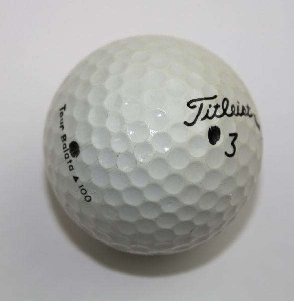 Steve Stricker Signed Personal Marked Used Titleist Golf Ball JSA COA
