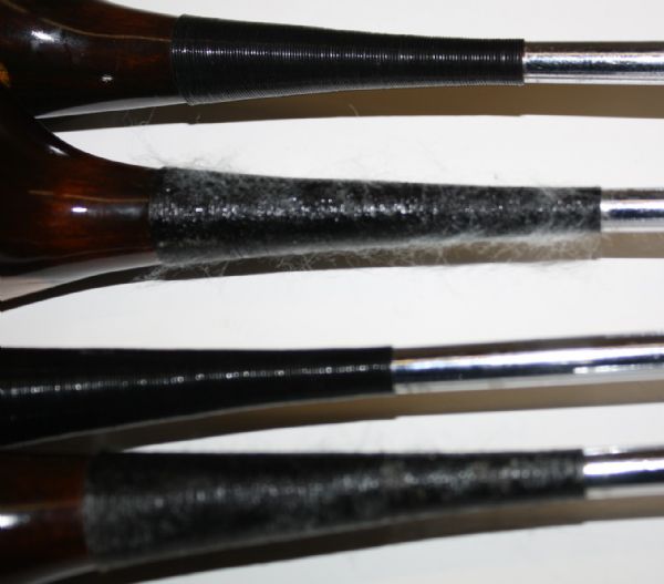 1950's MacGregor Eye-O-Matic Tourney Wood Set: 1, 2, 3, and 4-Charley Penna Stamp On Heads