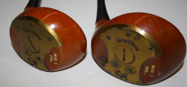 Early 1970's MOD 2 TP 2 Toney Penna 1,34,5 Wood Set-Used-With Original T.P. Grips