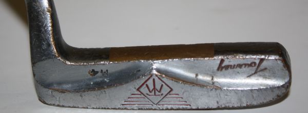Early 1950's MacGregor M4 Tourney Putter-Wing Back Brass Face Insert-Original Shaft and Grip