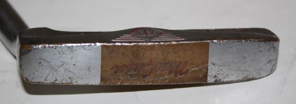 Early 1950's MacGregor M4 Tourney Putter-Wing Back Brass Face Insert-Original Shaft and Grip