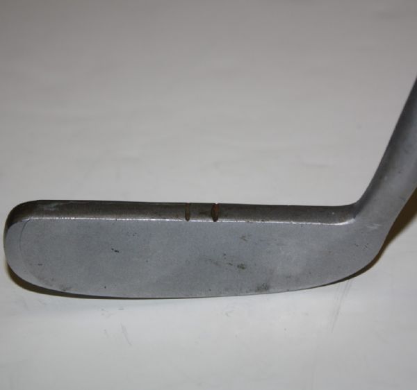 Prototype MacGregor Iron Masters Putter-Frosted Finish -Two Site Lines-Brown Ferrule
