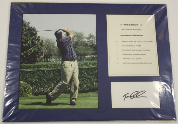 Lot of 13 PGA Stats Displays with Cut Signatures JSA COA