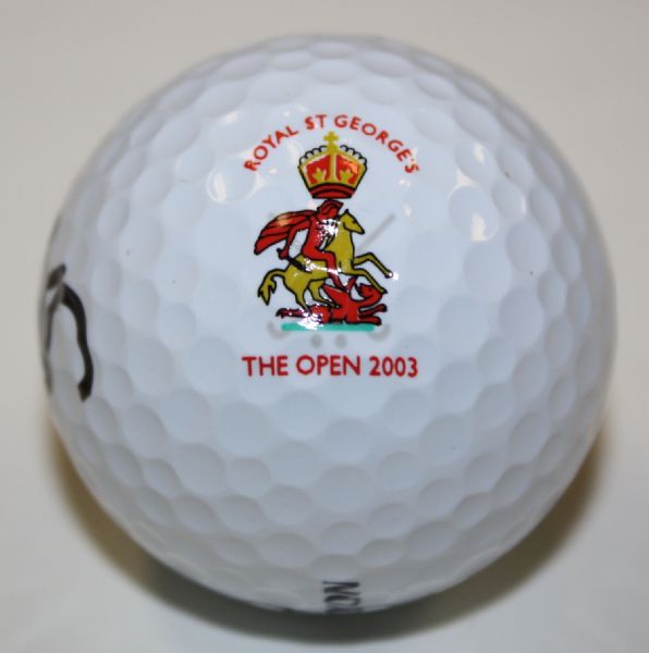 Ben Curtis Signed 'Royal St. George's' Golf Ball JSA COA