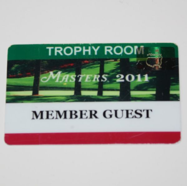 2011 Masters Trophy Room Badge