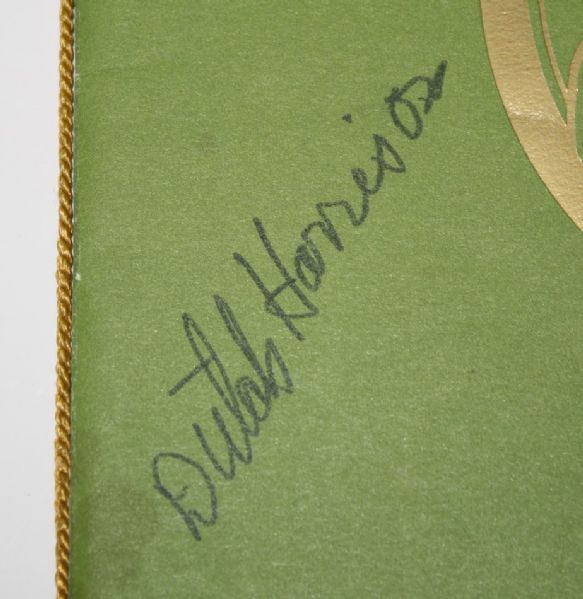 Multi-Signed Bob Hope Salutes Dutch Harrison 1977 Dinner Menu JSA COA