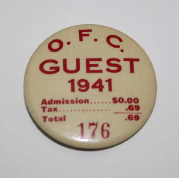 1941 USGA Mens Amateur Championship Lot