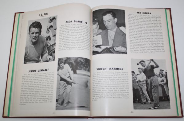1951 Ryder Cup Program-Scarcer Hard Cover Book Edition - Sam Snead Captain U.S. Squad