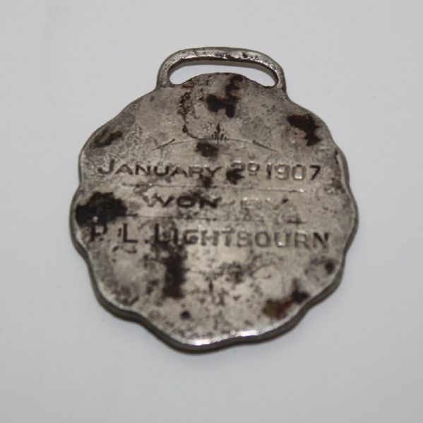 1907 Pinehurst Sterling Silver Golf Medal 