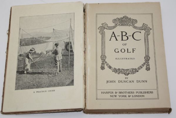 Golf Book - 'A-B-C of Golf' by J.D. Dunn - 1916