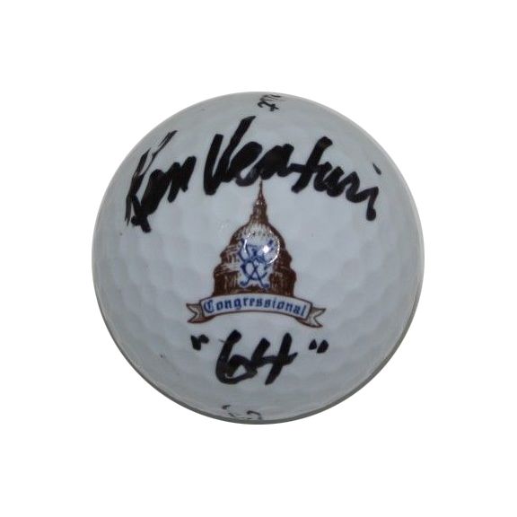 Ken Venturi Signed Congressional Golf Ball JSA COA