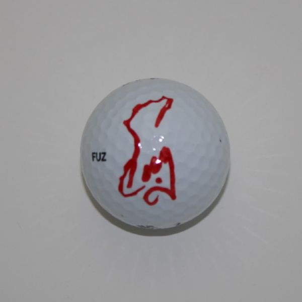 Fuzzy Zoeller Signed Personal Golf Ball - FUZ JSA COA
