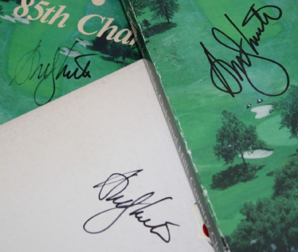 Two Andy North Signed 85th U.S. Open Journals and One Signed 78th U.S. Open Championship Journal JSA COA