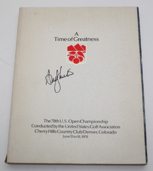 Two Andy North Signed 85th U.S. Open Journals and One Signed 78th U.S. Open Championship Journal JSA COA