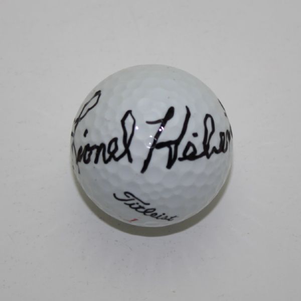 Lionel Hebert Signed Golf Ball - PSA P17150