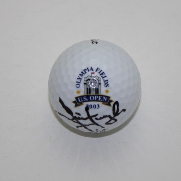 Jim Furyk Signed Olympia Fields Golf Ball JSA COA