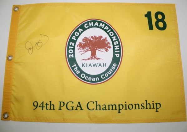 Rory McIlroy Signed 2012 Screen PGA Flag - Kiawah Island JSA COA