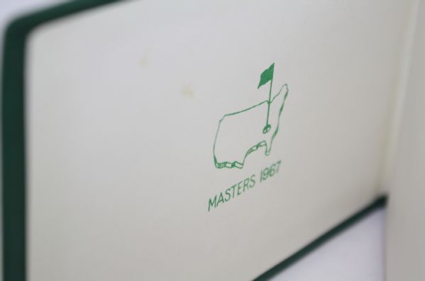 1967 Augusta National Golf Club Masters Gift - Address Book with original box