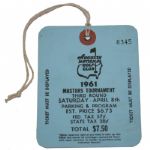 1961 Masters Tournament Badge - Gary Player Winner