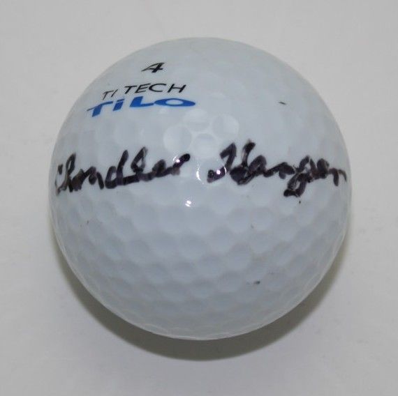 Chandler Harper Signed Golf Ball JSA COA