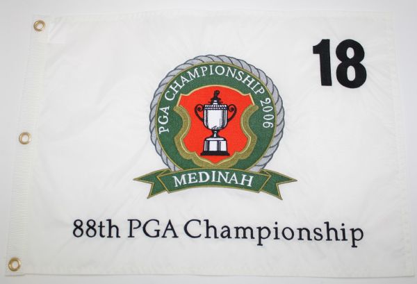 2006 and 2007 Embroidered PGA Championship Flags 