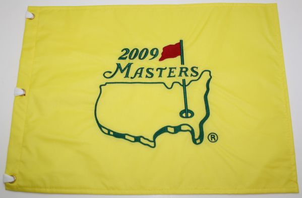 Lot of Two 2009 Masters Pin Flags