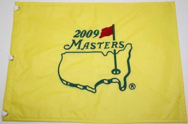 Lot of Two 2009 Masters Pin Flags
