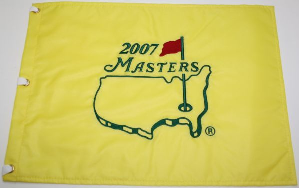 Lot of Four 2007 Masters Embroidered Pin Flags