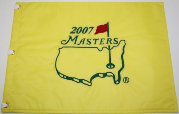Lot of Four 2007 Masters Embroidered Pin Flags