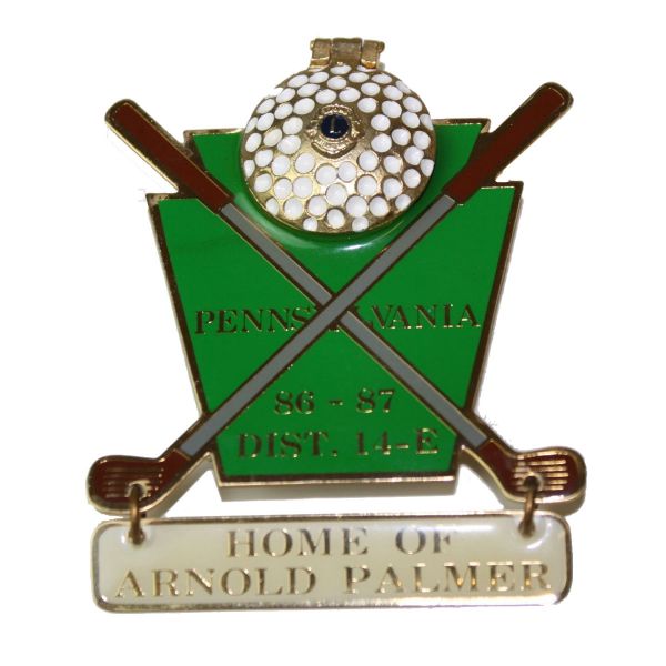 Rare Arnold Palmer Pennsylvania Lions Club Pin