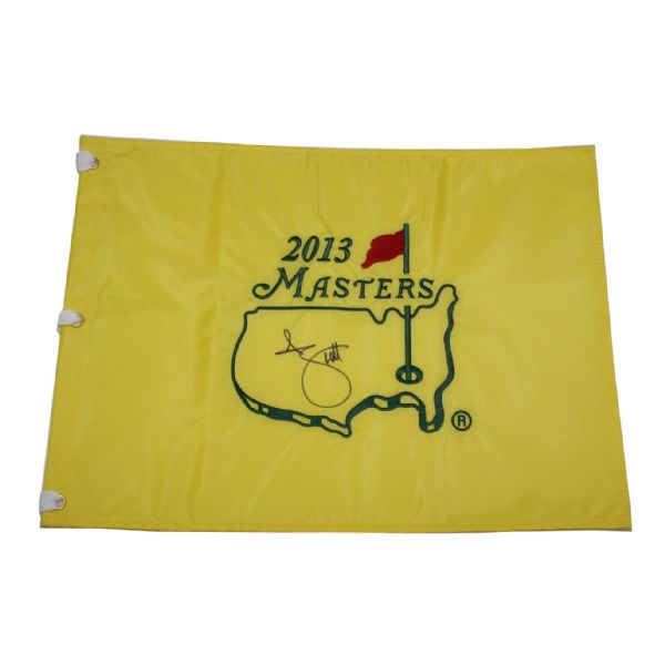 Adam Scott Signed 2013 Masters Golf Flag JSA COA