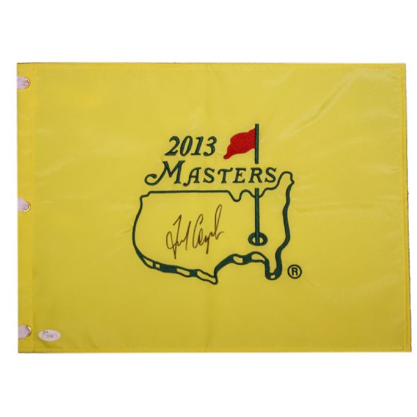 Fred Couples Autographed 2013 Masters Pin Flag JSA COA
