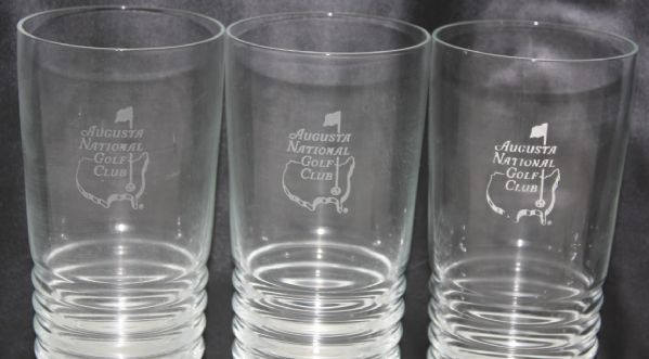 Set of 3 Augusta National Members Glasses