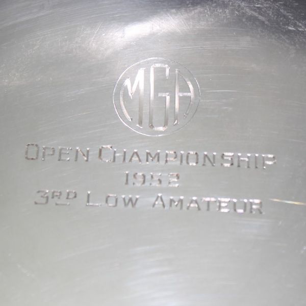 Frank Stranahan's 1952 MGA Open Championship 3rd Low Amateur Sterling Bowl