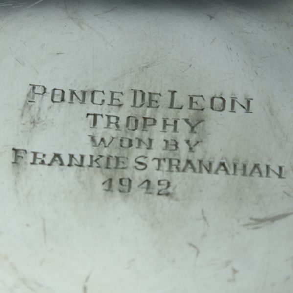 1942 Ponce De Leon Sterling Silver Champions Bowl Won By Frank Stranahan