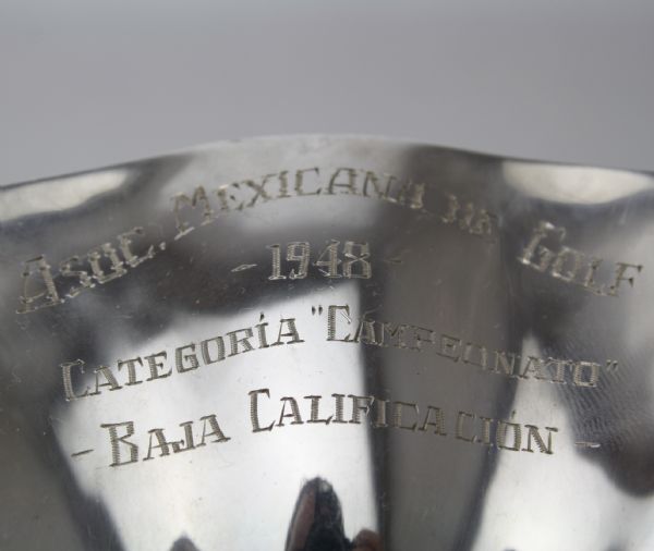 1948 Mexican Open Baja Calificacion Sterling Bowl-Stranahan holds 3 Countries Titles