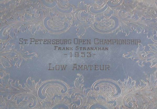 1953 St. Petersburg Open-Frank Stranahan Low Amateur Tray