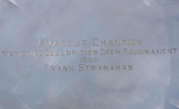 1952 National Celebrities Open- Frank Stranahan's  Amateur Champion Sterling Plate