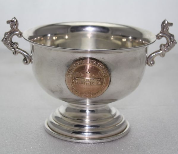 1953 Masters Low Amateur Sterling Trophy Won By Frank Stranahan