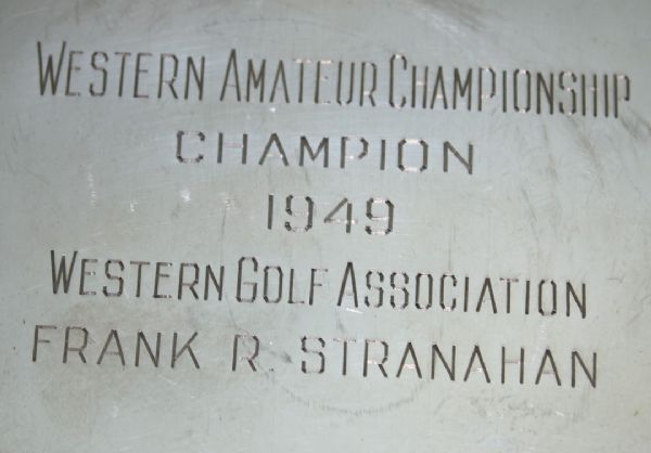 1949 Western Amateur-Frank Stranahan's Sterling Champions Plate-Bellerive C.C. Host