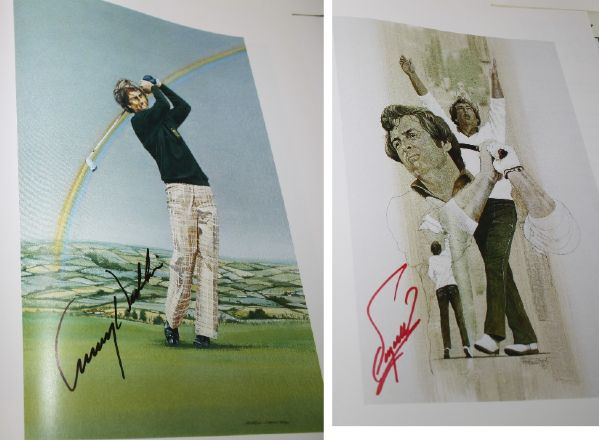 'The Fifty Greatest Golfers' - Signed by 14 Incl. P. Thomson ,DeVicenzo, Trevino! JSA COA