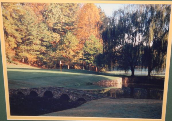 Bobby Jones' Peachtree Golf Club-Framed Photo Of Thanks to Designer Trent Jones, Sr