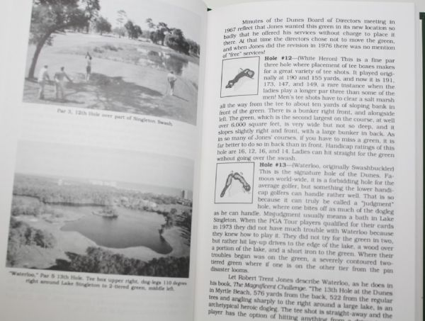 Book - 'The Dunes Golf and Beach Club' by Don Morrell-Myrtle Beach, SC-Trent Jones
