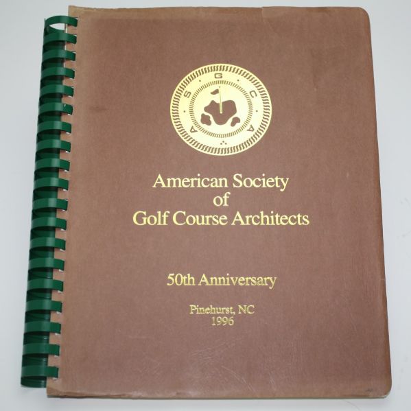 'American Society of Golf Course Architects - 50th Anniversary - Pinehurst, NC 1996