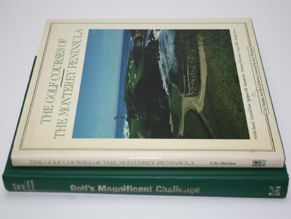 Lot of Two Books - 'Golf Courses of the Monterey Peninsula' and 'Golf's Magnificent Challenge'