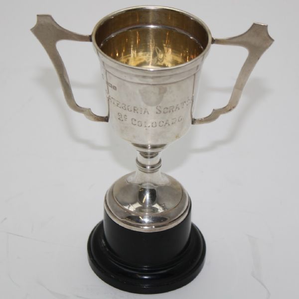 Frank Stranahan's 1948 Brazilian Open 2nd Place Sterling Silver Trophy