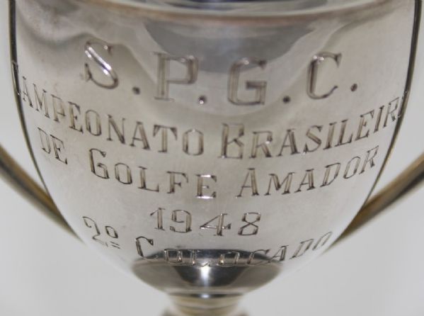Frank Stranahan's 1948 Brazilian Amateur Runners-up Sterling Trophy